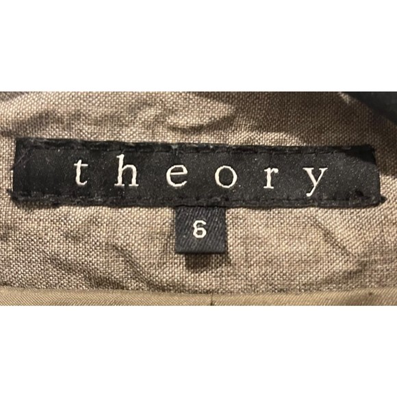 THEORY Tan Pockets Wool Blazer - Picture 2 of 8